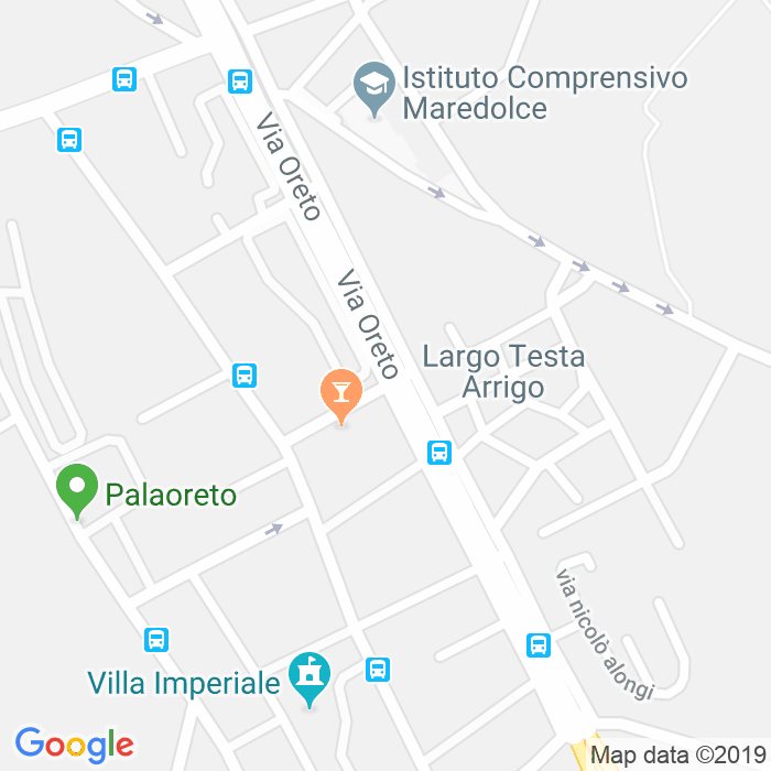 CAP di Via Paolo Orsi a Palermo