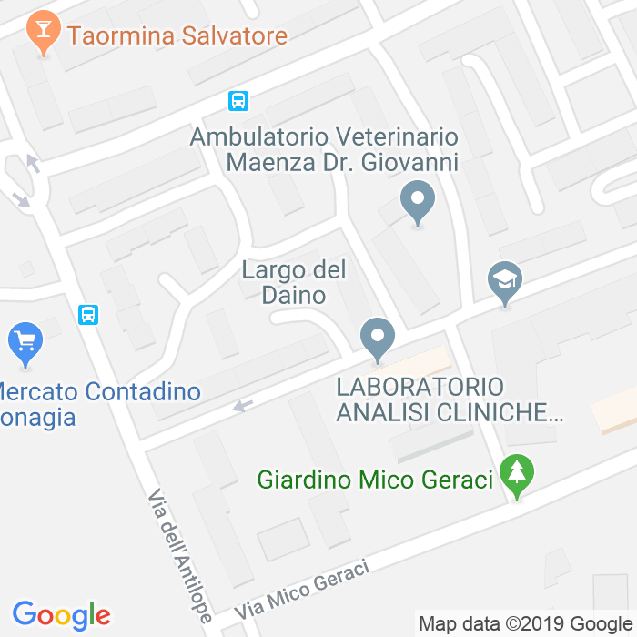CAP di Largo Del Daino a Palermo