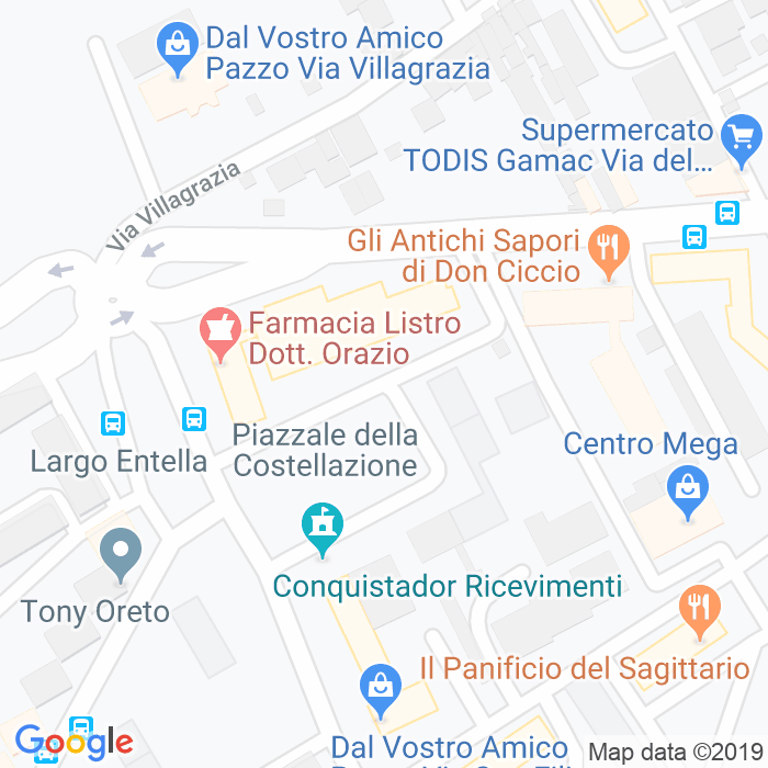 CAP di Piazzale Della Costellazione a Palermo