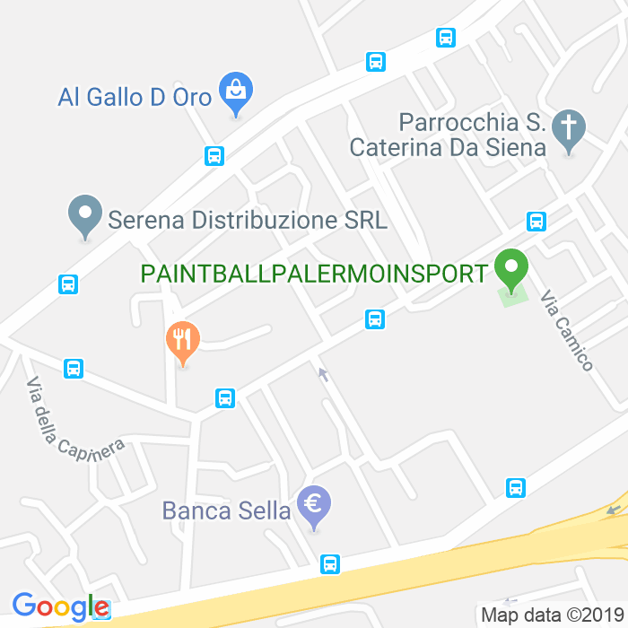CAP di Via Alcione a Palermo