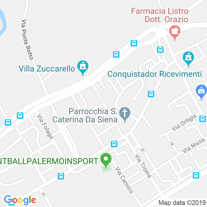 CAP di Via Eraclea Minoa a Palermo