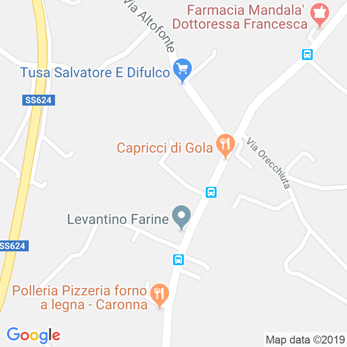 CAP di Via Giuseppe La Montagna a Palermo