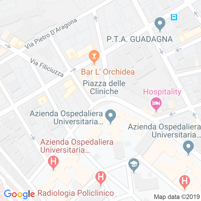 CAP di Piazza Delle Cliniche a Palermo