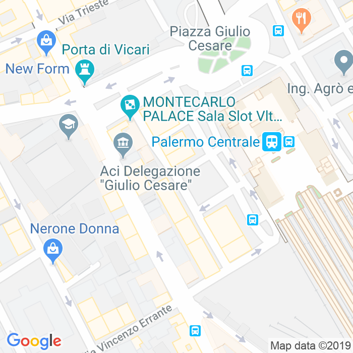 CAP di Via Francesco Maurolico a Palermo