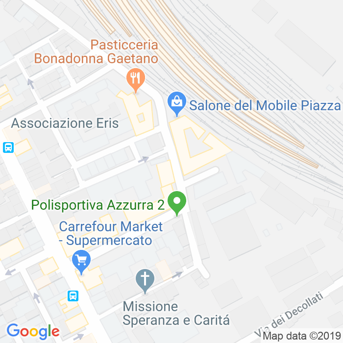 CAP di Via Francesco Mina a Palermo