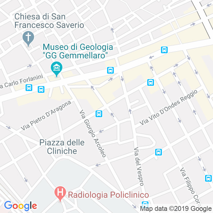 CAP di Via Maggiore Francesco Perni a Palermo