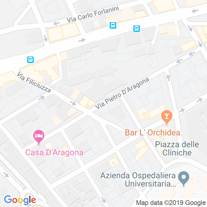 CAP di Via Pietro D'Aragona a Palermo