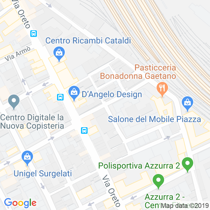 CAP di Via Stanislao Cannizzaro a Palermo