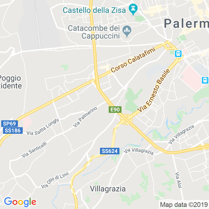 CAP di Via Cc 005 a Palermo