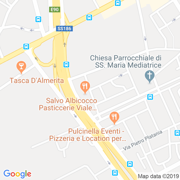 CAP di Via Francesco Baiardi a Palermo