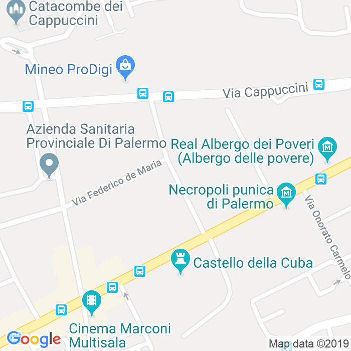 CAP di Via Quarto Dei Mille a Palermo