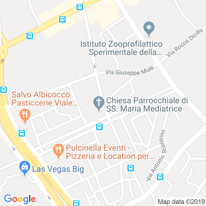 CAP di Via Raffaele La Valle a Palermo