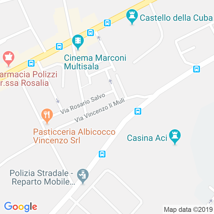 CAP di Via Vincenzo Li Muli a Palermo
