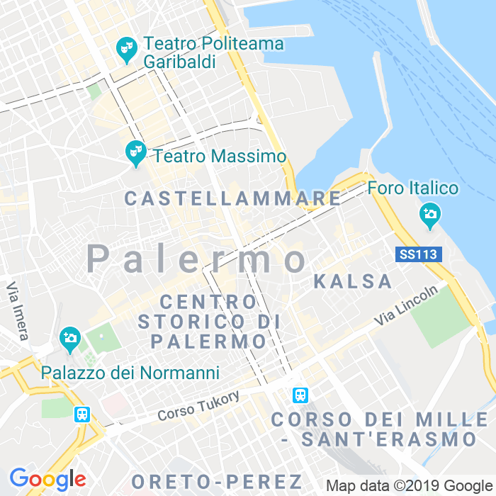 CAP di Via Vittorio Emanuele a Palermo