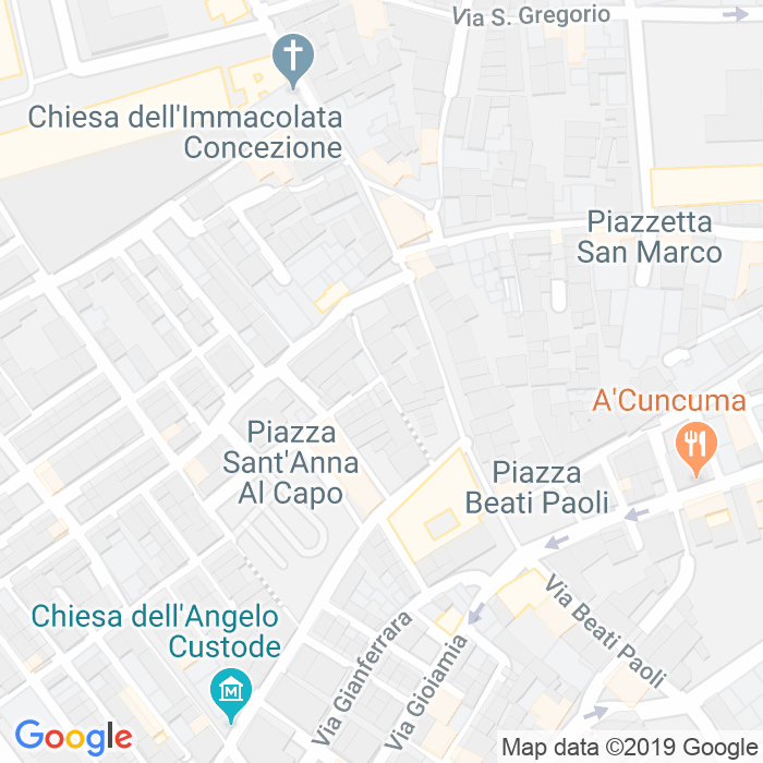 CAP di Discesa Dell Eternita a Palermo
