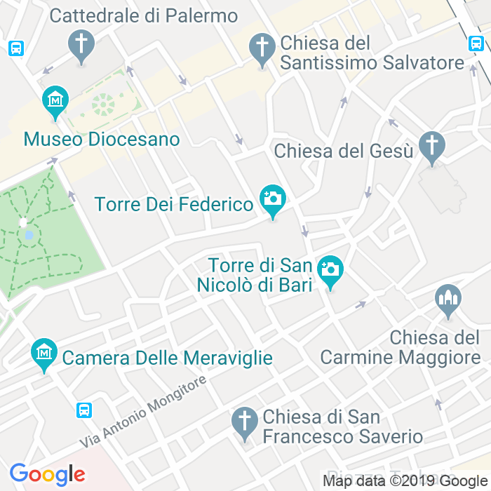 CAP di Piazza Conte Federico a Palermo