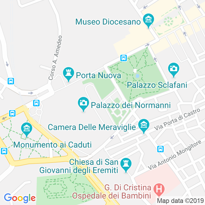 CAP di Piazza Del Parlamento a Palermo