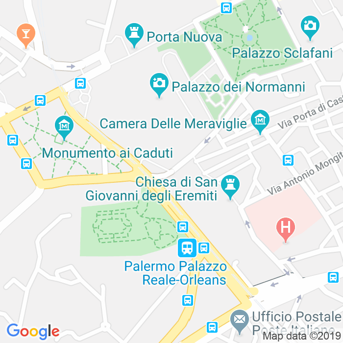 CAP di Piazza Della Pinta a Palermo
