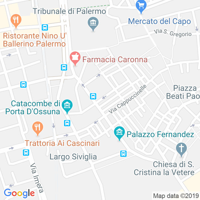 CAP di Piazza Noviziato a Palermo
