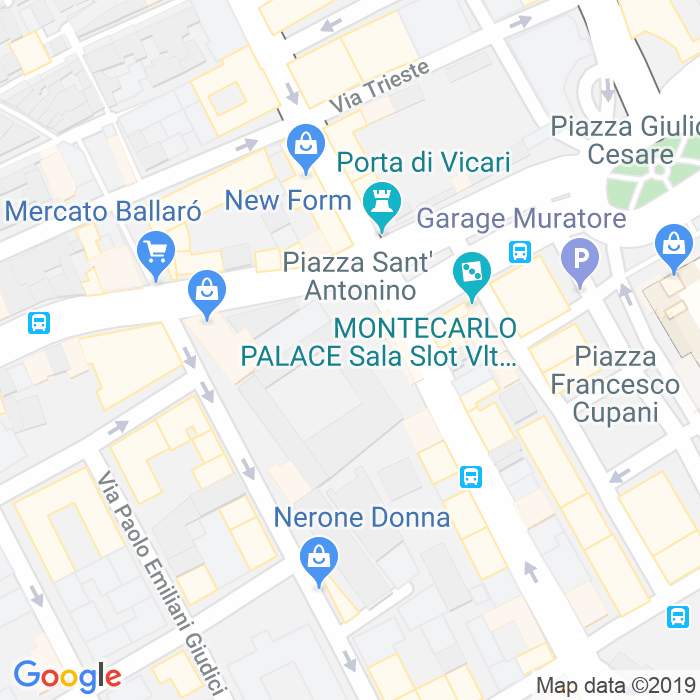 CAP di Piazza Sant'Antonino a Palermo