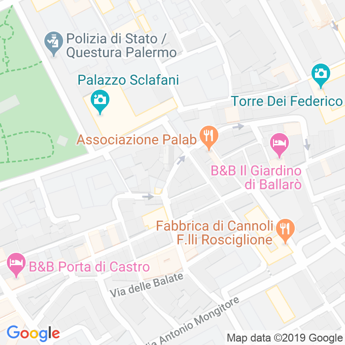 CAP di Piazzetta Delle Vittime a Palermo