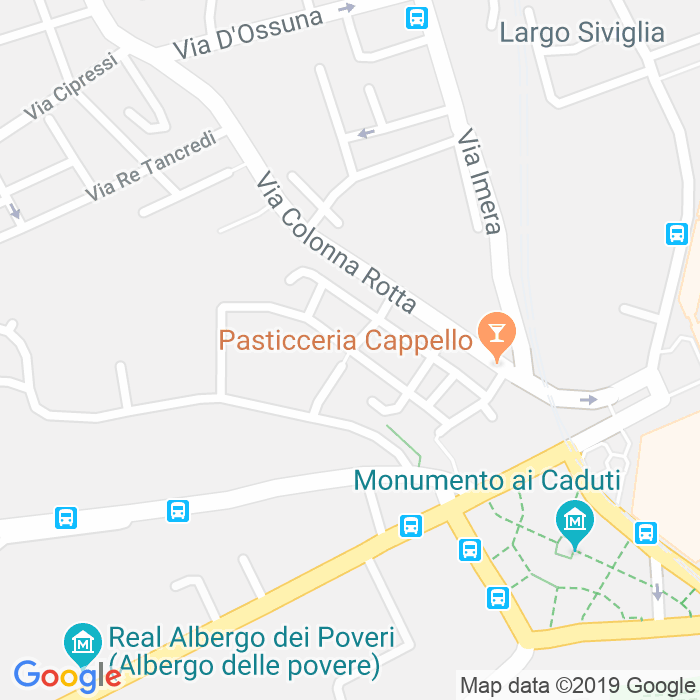 CAP di Piazzetta Gabriele Vulpi a Palermo