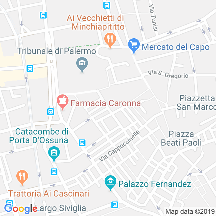 CAP di Via Cannatello a Palermo