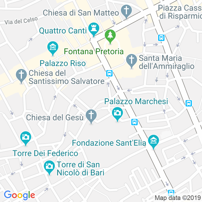 CAP di Via Del Ponticello a Palermo