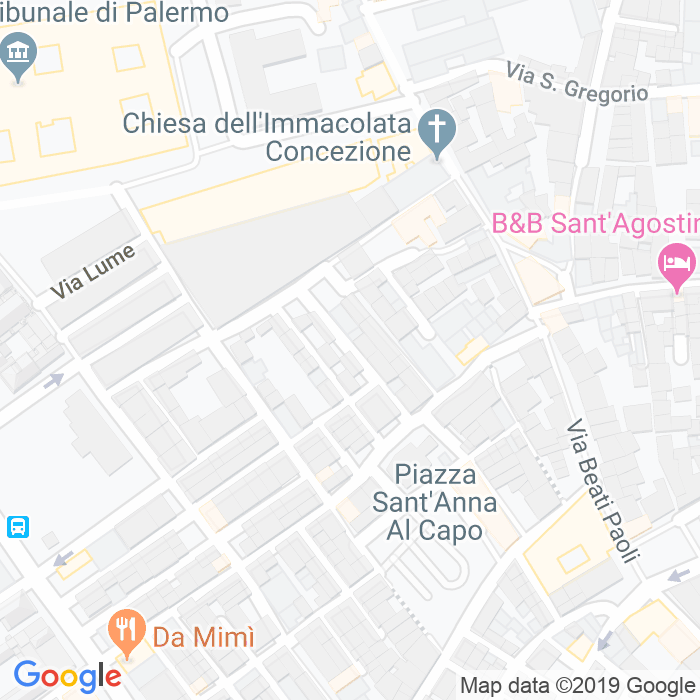 CAP di Via Della Concezione a Palermo