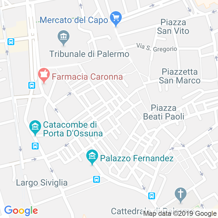CAP di Via Della Giarra a Palermo