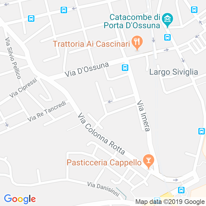 CAP di Via Francesco Brancato a Palermo