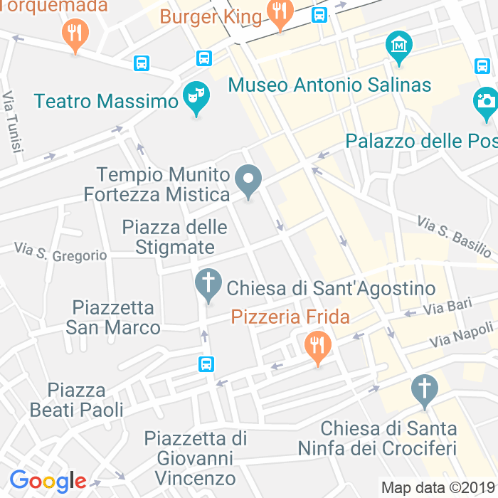 CAP di Via Gaetano Donizetti a Palermo