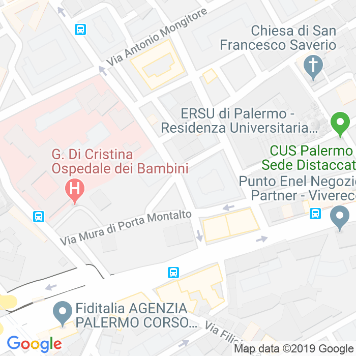 CAP di Via Generale Carlo Prestinari a Palermo