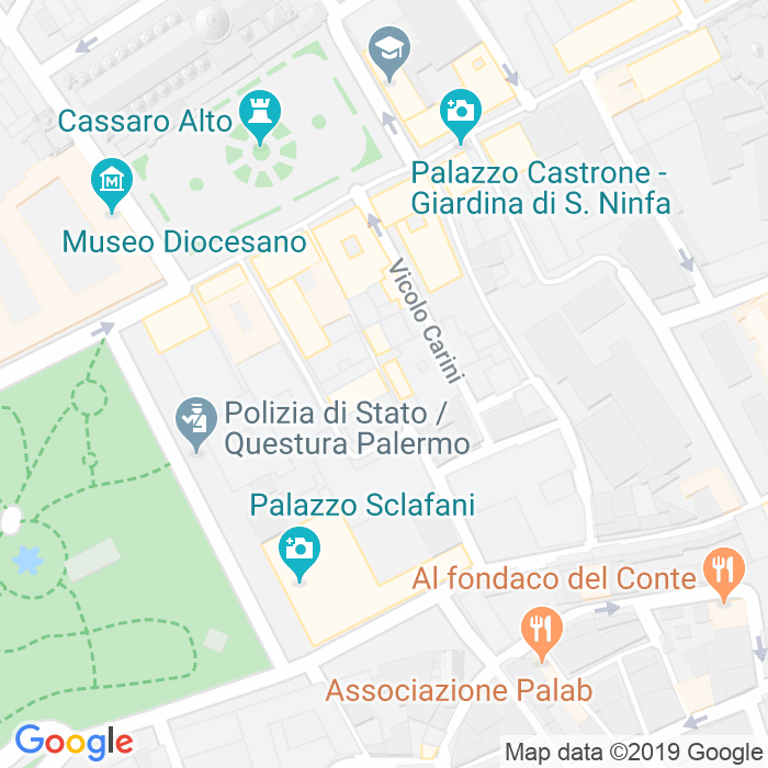 CAP di Via Matteo Sclafani a Palermo