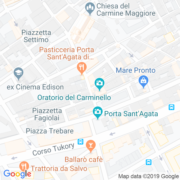 CAP di Via Pietro Mignosi a Palermo