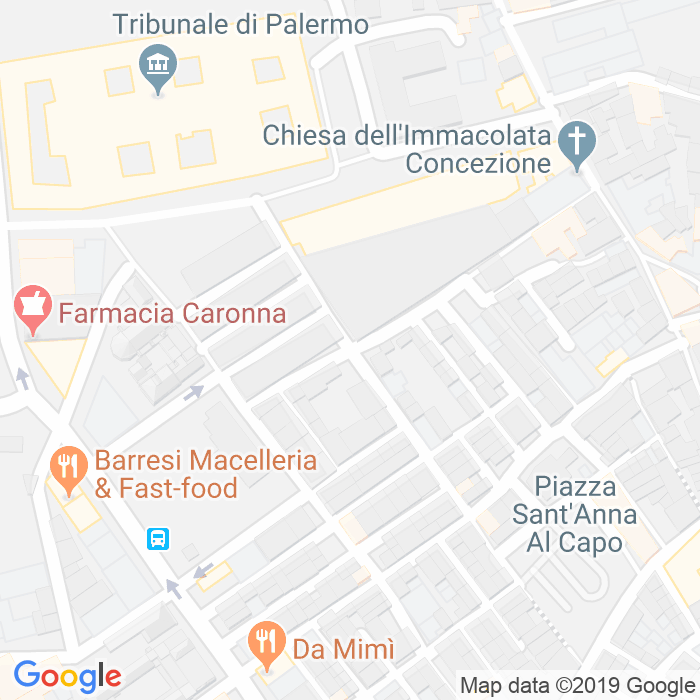CAP di Via Quattro Coronati a Palermo