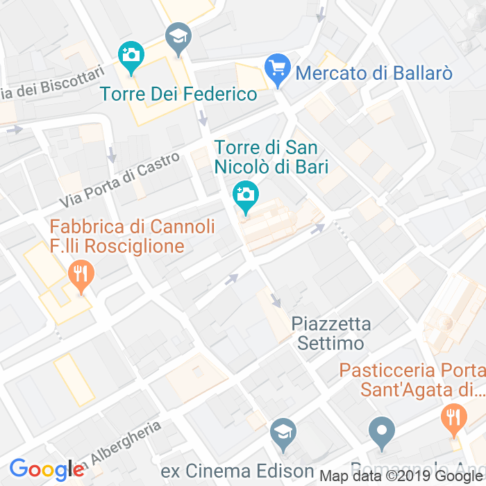 CAP di Via San Nicolo'All'Albergheria a Palermo