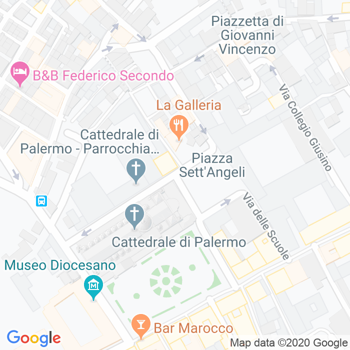 CAP di Via Simone Di Bologna a Palermo