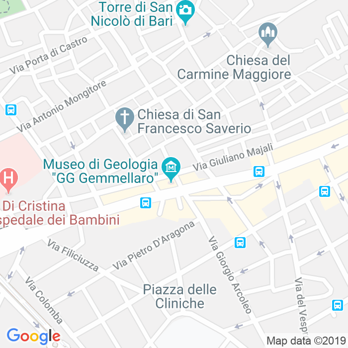 CAP di Via Tommaso De Vigilia a Palermo