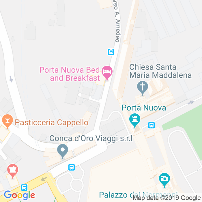 CAP di Via Vito Ievolella a Palermo