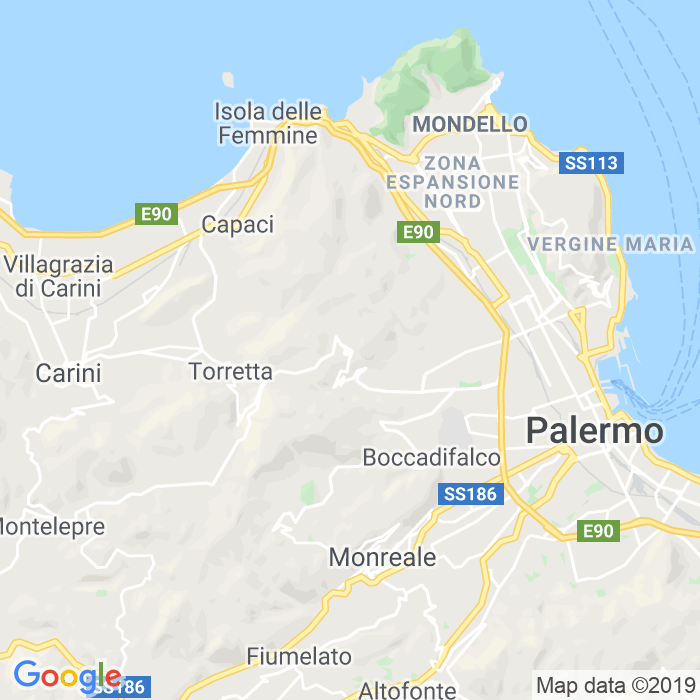 CAP di Austria (Ur 020 (Via)) a Palermo