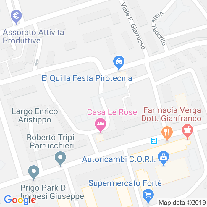 CAP di Largo Felice Giarrusso a Palermo