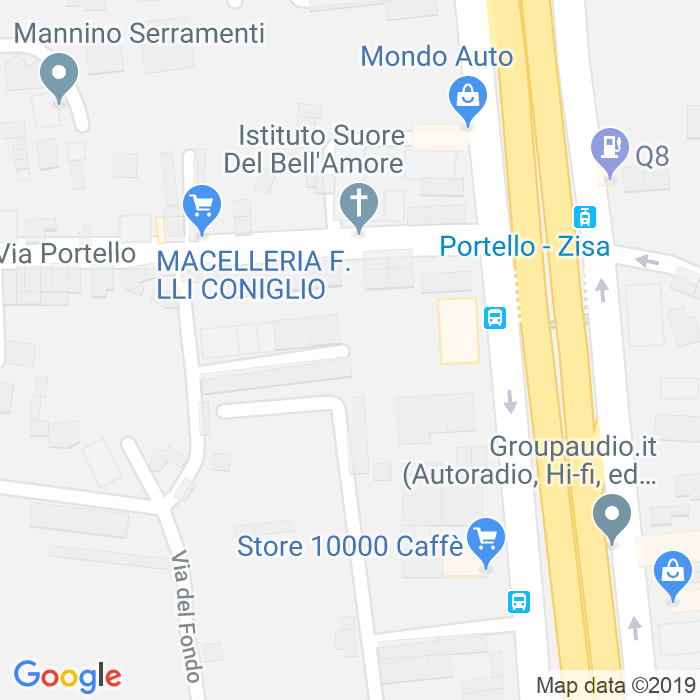 CAP di Via Adolfo Omodeo a Palermo