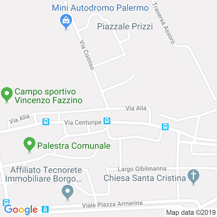 CAP di Via Alia a Palermo