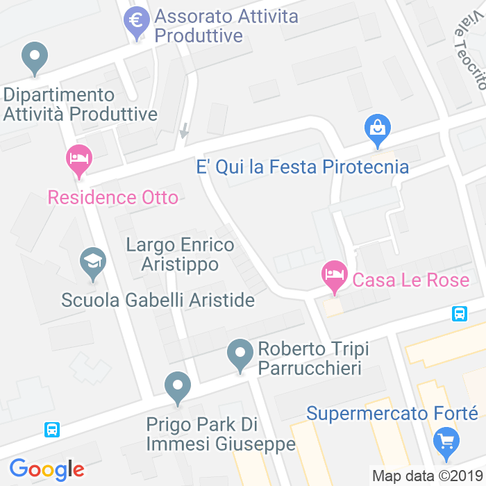 CAP di Via Enrico Aristippo a Palermo