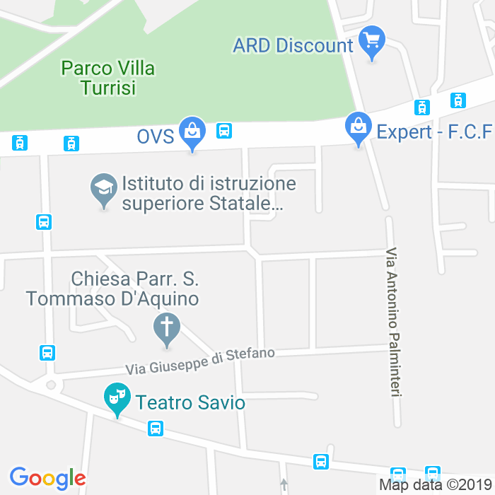 CAP di Via Ignazio Silvestri a Palermo