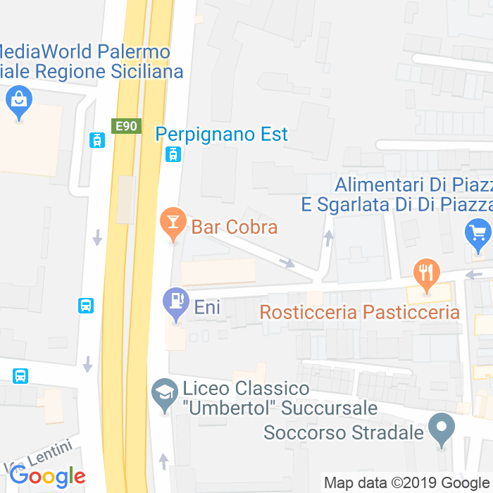 CAP di Via Rosso Di San Secondo a Palermo