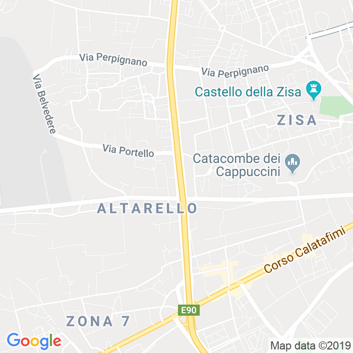 CAP di Via Tasca Lanza a Palermo