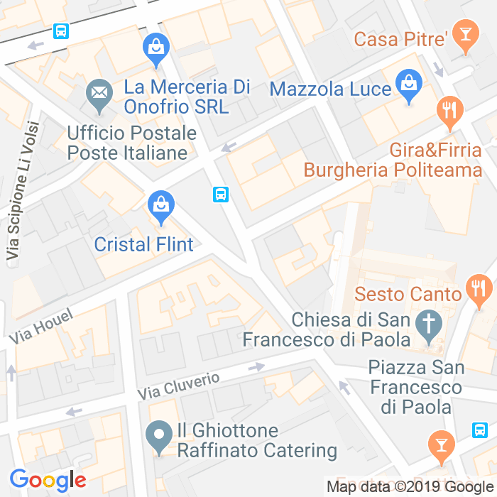 CAP di Piazza Giovanni Amendola a Palermo