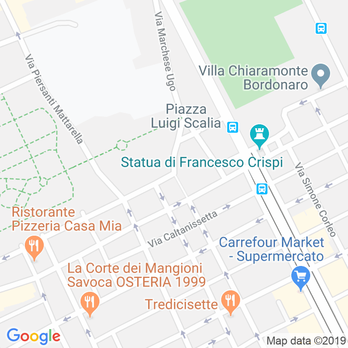 CAP di Piazza Goffredo Mameli a Palermo